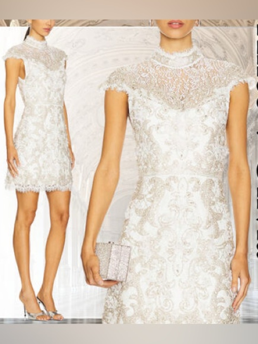 ALICE + OLIVIA PRIA MINI GOWN - Picture 4 of 17